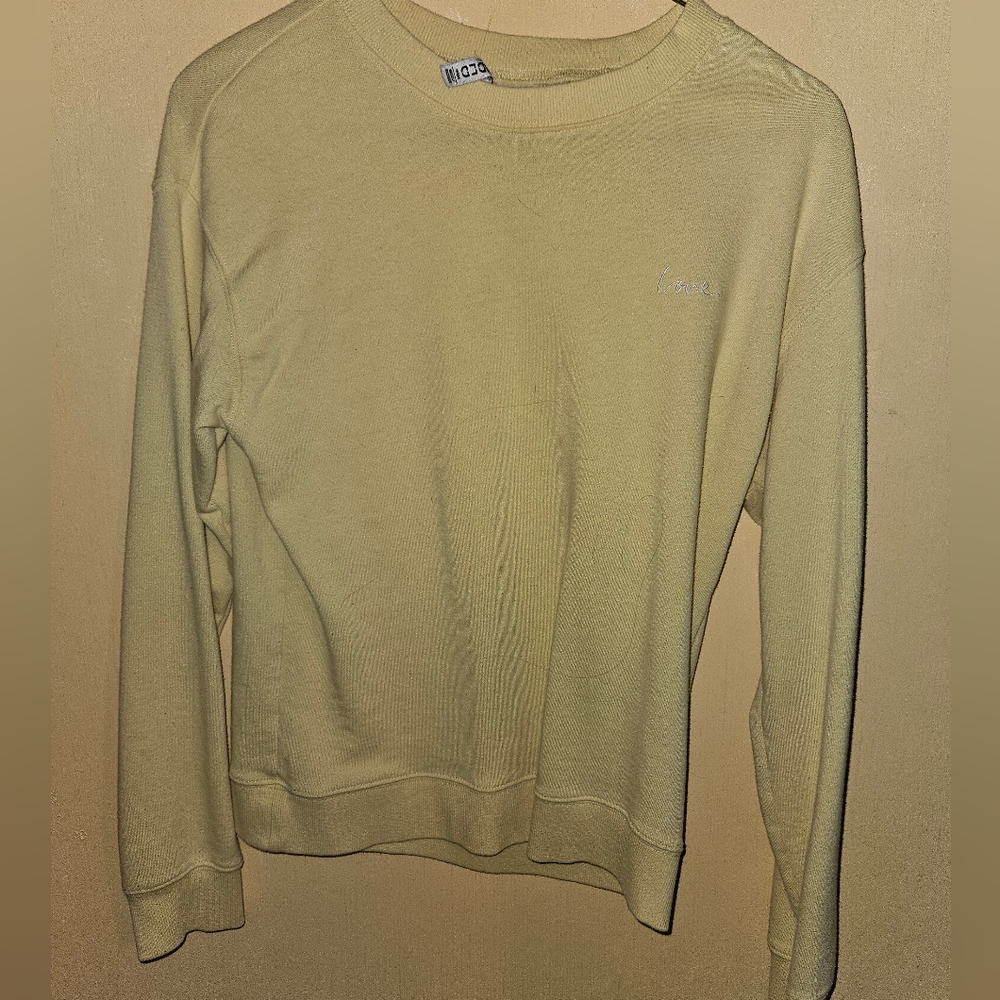 Yellow sweater